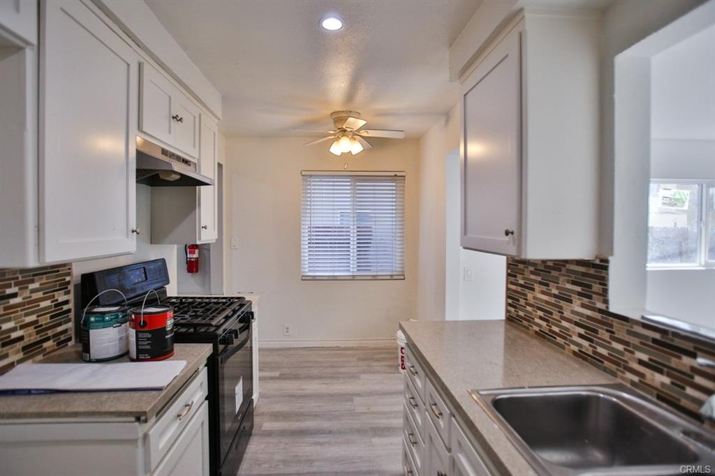 Property after renovation showing modern upgrades and improvements